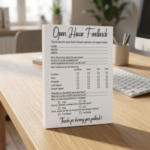 Libreta de Opiniones para Visitas Inmobiliarias con Cartón Impreso en Offset para Agentes Inmobiliarios - Product Image 1