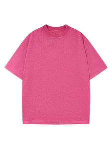 <span class=keywords><strong>AliExpress</strong></span> 230 г 100% хлопчатобумажная повседневная мужская Свободная футболка с коротким рукавом и круглым вырезом - Product Image 5