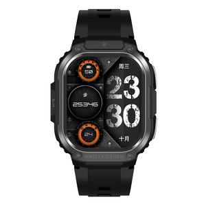 Montre connectée DM63 4G avec <span class=keywords><strong>Google</strong></span> Play, écran AMOLED 1000 mAh, IP67, carrée, compatible Android/iOS, prise en charge de la carte SIM 4G pour l'enregistrement sportif - Product Image 2