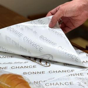 Papel de Envolver Biodegradable y Ecológico de Grado Alimenticio, Resistente a la Grasa, para Panadería, Sándwiches, Queso y Galletas - Product Image 3