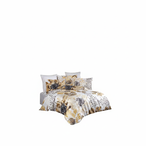 Juego de Funda Nórdica Individual Varol Royal Satin 300TC con Diseño Floral, Decoración para el Hogar, Técnica de Tejido VICTORIA - Product Image 2