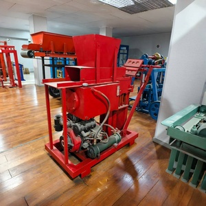 Động cơ diesel thủy lực tự động di động máy làm gạch Đôi Báo Chí lồng vào nhau bê tông xi măng 220V động cơ bánh răng lõi - Product Image 2