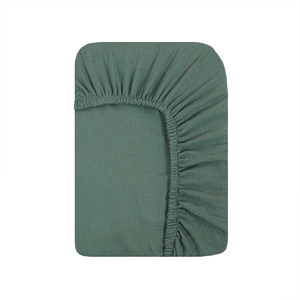 Lembut dan bernapas 100% katun dipasang lembar boks bayi kain cetak rajut lembar tempat tidur bayi untuk kasur tempat tidur bayi standar - Product Image 5