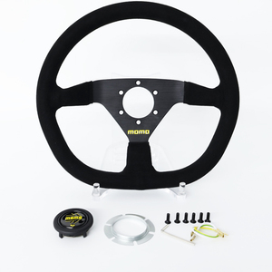 <span class=keywords><strong>Volant</strong></span> de course en <span class=keywords><strong>cuir</strong></span> suédé de 14 pouces, neuf, vente directe d'usine, de qualité supérieure, à usage général - Product Image 2