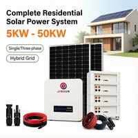 Système de stockage d'énergie domestique hybride 51.2V 588Ah 30kWh, batterie solaire LiFePO4 à cycle profond, empilable, IP65, CAN, pour mur de secours