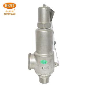 Anpassbares Edelstahlkessel-Dampfs icherheits ventil Manuelles Power Full Lift Spring Factory Price-AQ802-B Saug regelventil - Product Image 2