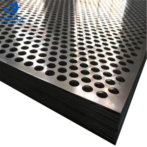 Grillage métallique perforé galvanisé à trous ronds pour la décoration - Product Image 1