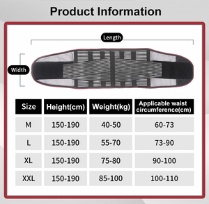 Sabuk penopang pinggang Lumbar untuk punggung bawah, sabuk penopang pinggang, korektor medis, pereda skoliosis sakit punggung bawah - Product Image 4