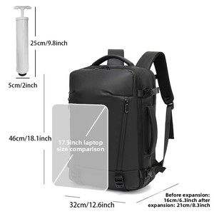 Nueva <span class=keywords><strong>Mochila</strong></span> <span class=keywords><strong>de</strong></span> <span class=keywords><strong>Viaje</strong></span> Simple y Versátil Unisex <span class=keywords><strong>de</strong></span> Poliéster Oxford, <span class=keywords><strong>de</strong></span> Gran Capacidad, para Computadora, Negocios y Viajes - Product Image 4