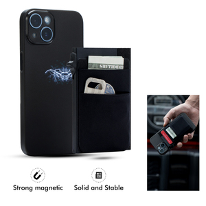 New Product Rfid Genuine Leather Business <b>Smart</b> Credit Card Case <b>Wallet</b> Mini Slim Minimalist Magnetic Pop up <b>Wallet</b> for Phone - Product Image 2