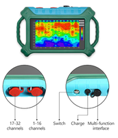 AIDU ADMT-300AX-32D Instrumento de Tomografía de Resistividad Eléctrica de Alta Densidad, 300m de Profundidad, Clasificación IP65 para Exploración de Minerales Metálicos