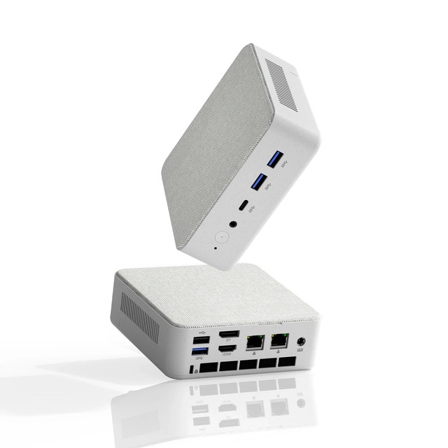 AMD Ryzen 5 6600H MINI PC Windows 11 DDR5 4800Mhz 16GB 500GB Nvme SSD WIFI6 BT5.2 Triple Display Dual 2.5G LAN Desktop Computer