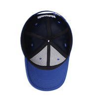 Gorra de béisbol de 2 dos tono bucle ajustable Sombrero estilo Polo visera gorras azul real