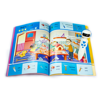 Stylo audio interactif pour enfants, lecture tactile et jeux, robot préscolaire pour l'apprentissage trilingue, 200 mots