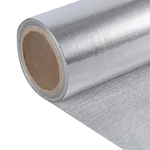 0.5mm aluminized foil fiberglass fabric for thermal insulation