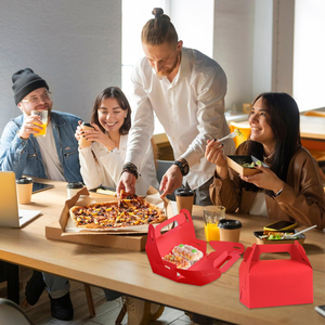 Caja de Papel para Hamburguesas Personalizada, Contenedor de Alimentos para Llevar, Caja para Nuggets de Pollo Frito Coreano, Cajas de Embalaje para Comida Rápida Biodegradables - Product Image 3
