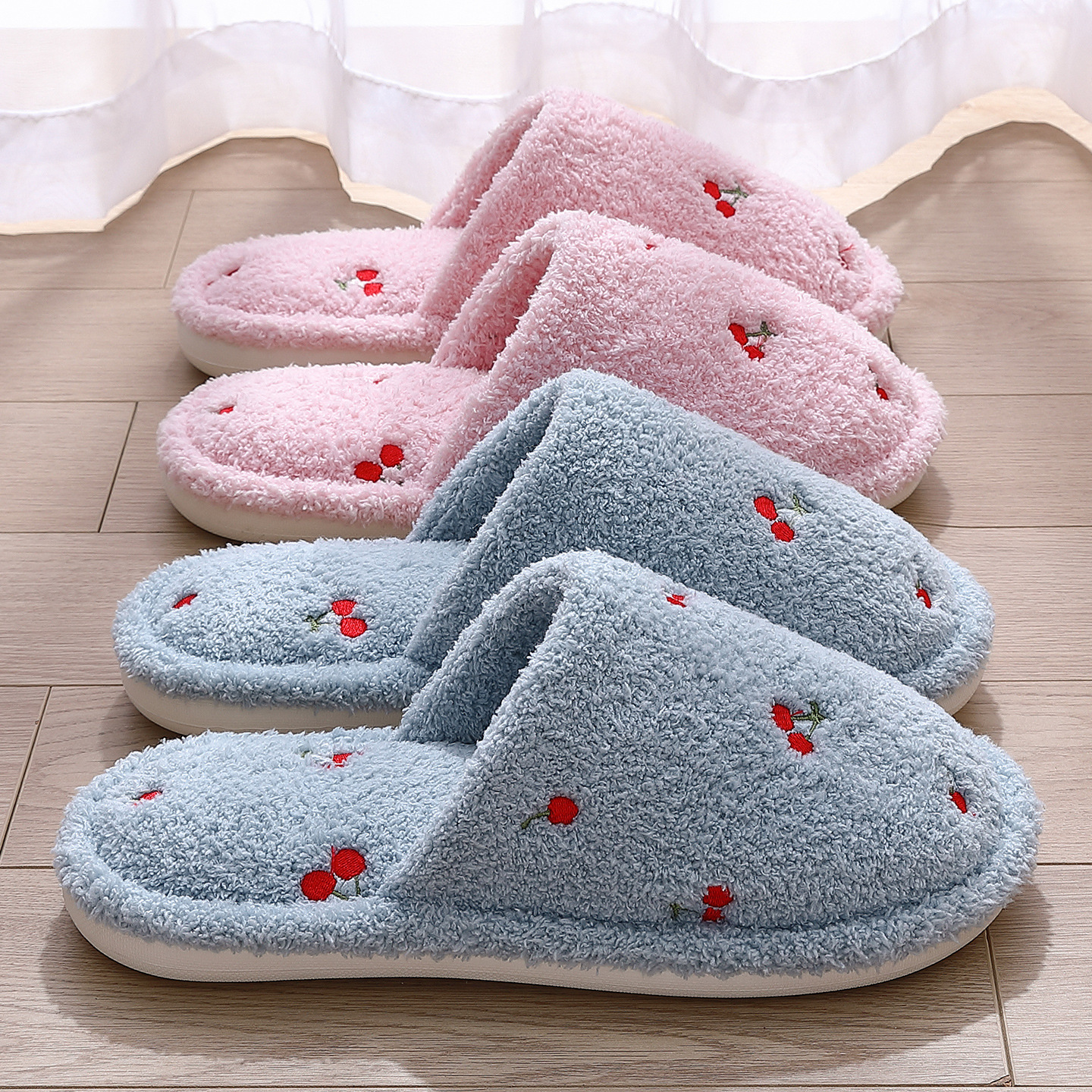 Pantoufles Mignonnes En Coton Pour Femme - Chaussons D'hiver