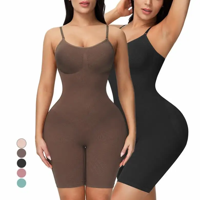 Baju Monyet Lingerie Seksi Bodysuit Wanita Populer Ketat Ketat Seksi Ramping Belahan Dada Playsuit Tanpa Tali Pakaian Dalam Kamisol C14183