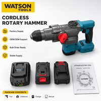 Kit de marteau perforateur sans fil pour béton, fourni par l'usine, avec 2 batteries et 1 chargeur, OEM ODM