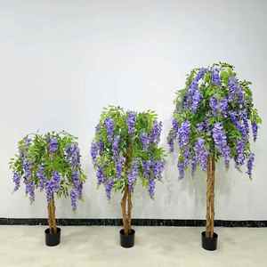 <span class=keywords><strong>Wisteria</strong></span> flor colgante falso colgante <span class=keywords><strong>Wisteria</strong></span> artificiales árbol para el hogar boda arco Floral púrpura <span class=keywords><strong>Wisteria</strong></span> vid árbol - Product Image 1