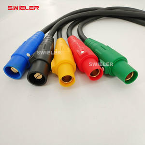 <span class=keywords><strong>Cable</strong></span> de Extensión con Conector Cam-Lock Estilo Americano 2-<span class=keywords><strong>AWG</strong></span>, <span class=keywords><strong>Cable</strong></span> de Alimentación Macho a Hembra de 30 mm con <span class=keywords><strong>Cable</strong></span> de Cobre de 400 A y 10 Pies - Product Image 5