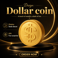 Jouet Squishy Géant en Forme de Dollar de 15 cm, Rempli de Farine, Anti-Stress à Remontée Lente pour Adultes, Idéal Cadeau de Bureau - Vente en Gros