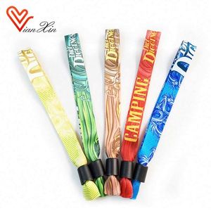 Pulseras de Tela con Logotipo Personalizado para Eventos, Precio de Fábrica - Product Image 3