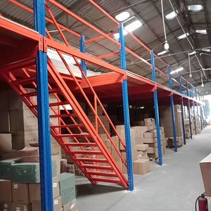 מדפי פלדה כבדים לחסימה, עם ציפוי אבקה, שכבות הניתנות להתאמה אישית, לאחסון במחסן, עליית גג או לופט. - Product Image 2