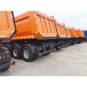 Rimorchio Ribaltabile Idraulico LSXC 50 Tonnellate 4 Assi per Camion Commerciale in Vendita - Product Image 5