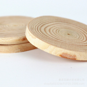 Base redonda de madera de pino para manualidades, accesorios para fotos, suministros para manualidades hechas a mano. - Product Image 4