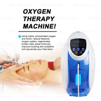 Pistola de Oxígeno Facial, Máquina de Oxígeno al 98% O2toderm, Máscara de Cúpula, Cuidado Facial, Antienvejecimiento, Rejuvenecimiento de la Piel, Equipo de Belleza