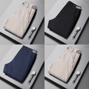 <span class=keywords><strong>Pantalon</strong></span> Décontracté Homme, <span class=keywords><strong>Costume</strong></span> d'Affaires Léger, Grande Taille Printemps-Été <span class=keywords><strong>Noir</strong></span> - Product Image 4