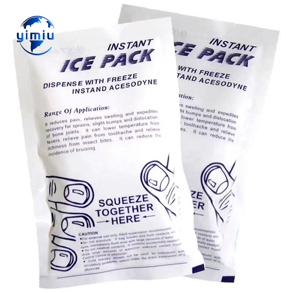 Quick-cooling Disposable Instant Cooling Ice Bag Hot & Cold Packs for Pain Relief Rehabilitation Therapy Supplies 100g