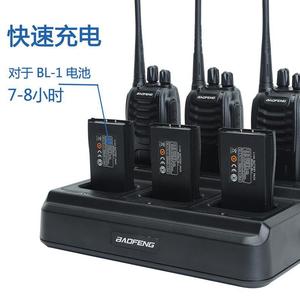 Chargeur de talkie-walkie Baofeng 6 canaux pour batterie BF-888S 777S, charge rapide - Product Image 1