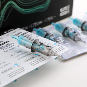 ตลับเข็มสักสเตนเลสเกรดทางการแพทย์มีความทนทานสูง1RL การไหลสม่ำเสมอแบบใช้แล้วทิ้งไมโครเบลดฆ่าเชื้อ - Product Image 1