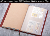 Porte-cartes de crédit professionnels en PVC, enveloppes de budget pour espèces, pochettes en plastique à feuilles mobiles, insertion personnalisée par estampage pour cuir