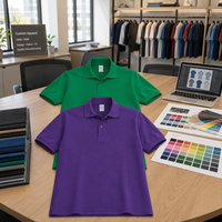 Tinta unita in cotone per camicia, personalizzabile con logo tramite stampa a caldo, ad asciugatura rapida, traspirante, casual, per uniforme da lavoro, abbigliamento da golf per team