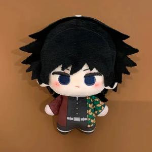 En stock Demon Slayer <span class=keywords><strong>Kimetsu</strong></span> No Yaiba Tomioka Giyu Tokitou Muichirou Kyoujurou Rengoku Poupée en coton de 10 cm Nouveau style À partir de 14 ans - Product Image 5