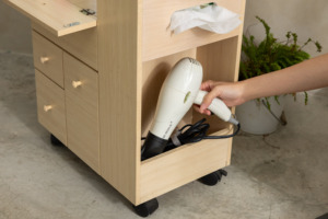 ตู้ข้างเตียงอเนกประสงค์ทันสมัยพร้อมกระจก ราคาสุดคุ้ม - Product Image 6