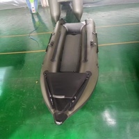 Bateau gonflable de skiff de micro de croisement extra résistant de Kaboat avec des supports de tige