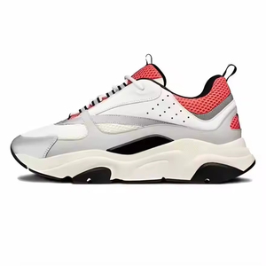 Designer Inspired Retro Chunky Platform <strong>Trainers</strong> <strong>Ladies</strong> Breathable Mesh Genuine Leather Two-tone Non Slip Sole Autumn/Spring - Product Image 6