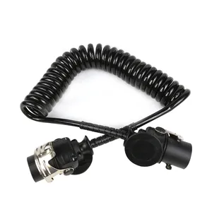 Kabel Spiral Elektrik Antiair, Kabel Trailer ABS 5 Pin 7 Kawat