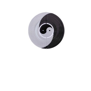 Campana de Viento Decorativa de Metal en Espiral con Cola de 8.5 Pulgadas, Doble Bola de Acero Inoxidable, Decoración de Jardín - Product Image 4