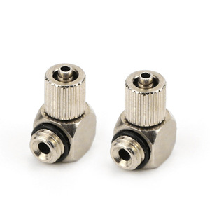 Dde Dade Pneumatics Mini <b>Quick</b> Connect Coupler M3hl 4 Air Hose Fitting Nickel Plated Copper Straight And Bend <b>Connector</b> - Product Image 4