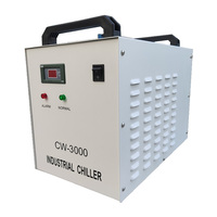 Refroidisseur d'eau industriel CW3000 refroidisseur de système de refroidissement laser pour Machine de découpe de gravure laser Co2 60w-80W