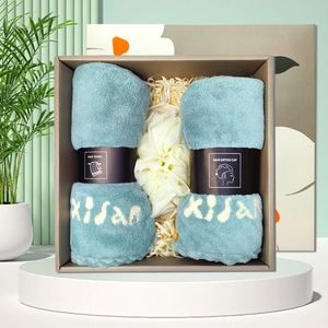 Ideas Business Gift Baskets for Guests Colleagues Support to Customized Low Price Towel Wedding Souvenirs Gift Boxes for Women - Product Image 2