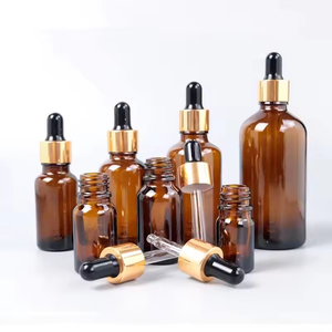 5ml 15ml 20ml 30ml 100ml Recarregáveis Cosméticos Redonda De Vidro Óleo Essencial Garrafa Âmbar Transparente <span class=keywords><strong>Brown</strong></span> Serum Dropper Garrafa 50ml - Product Image 5