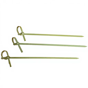 Prix compétitif Brochettes en bambou robustes respectueuses de l'environnement Toucher naturel Zéro déchet Brochettes en bambou biologique pour la restauration gastronomique - Product Image 1