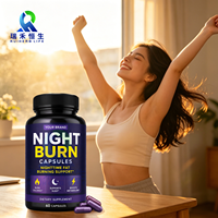 Capsules brûle-graisses nocturnes pour marque privée – Capsules végétales douces favorisant l'adaptation corporelle nocturne et le maintien d'un état physique sain
