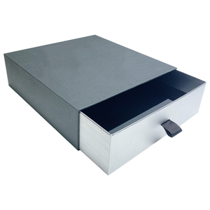 Wholesale Luxury Rigid Cardboard Slide Drawer Paper <b>Box</b> with UV Coating and Embossing Customizable Design for Jewels Packing - Product Image 4